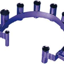 SUPPORT FER ONDUL.OPTION 8 TROUS VIOLET SUPPORT FER ONDUL.OPTION 8 TROUS VIOLET