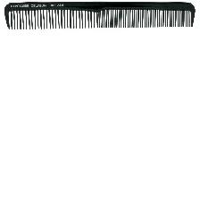PEIGNE COUPE (17.8CM) ABS NOIR - CENTAURE PEIGNE COUPE (17.8CM) ABS NOIR - CENTAURE
