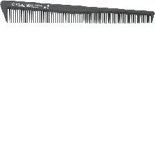 PEIGNE CENTAURE CARBONE BIAIS - 18CM AV 2 PINCES PEIGNE CENTAURE CARBONE BIAIS - 18CM AV 2 PINCES