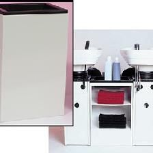 MEUBLE DROIT INTERBAC SAXI BLANC + MEUBLE DROIT INTERBAC SAXI BLANC +