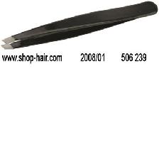 PINCE EPILER TIGER MORD BIAIS 90MM NOIRE PINCE EPILER TIGER MORD BIAIS 90MM NOIRE
