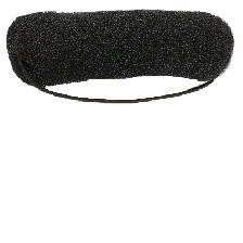 CREPON A CHIGNON LONG - NOIR - 4X18CM CREPON A CHIGNON LONG - NOIR - 4X18CM