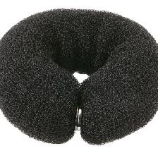 CREPON A CHIGNON LONG - NOIR - 4X23CM CREPON A CHIGNON LONG - NOIR - 4X23CM