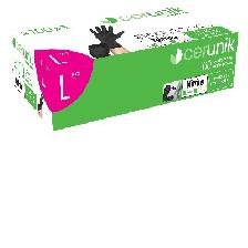 GANT NITRIL CERUNIK X100 LARGES 8/9 NOIRS GANT NITRIL CERUNIK X100 LARGES 8/9 NOIRS