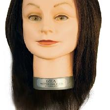 TETE LOLA CHEVEUX NATUREL 20-25CM TETE LOLA CHEVEUX NATUREL 20-25CM