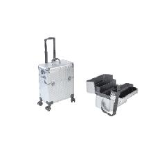 VALISE ALU 2-CAZ SILVER 4-ROLLY 42X23X79 CMS VALISE ALU 2-CAZ SILVER 4-ROLLY 42X23X79 CMS