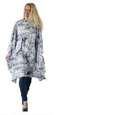MAXI-CAPE-PEIGNOIR GM GRIS DESSIN CITY MAXI-CAPE-PEIGNOIR GM GRIS DESSIN CITY