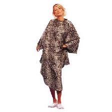 PEIGNOIR CAPE GRAND MODELE LEOPARD POLYESTER PEIGNOIR CAPE GRAND MODELE LEOPARD POLYESTER