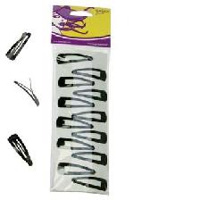 BARRETTES DANY NOIRES X 12 (40/12MM) - IB BARRETTES DANY NOIRES X 12 (40/12MM) - IB