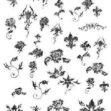 MAKE-UP PLAQ TRANSFERT FLEURS MAKE-UP PLAQ TRANSFERT FLEURS