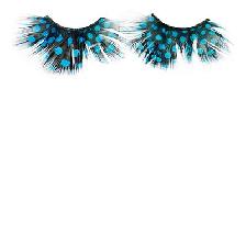 FAUX CILS CRAZY PLUME NOIR POID BLEU X2 AVECCOL FAUX CILS CRAZY PLUME NOIR POID BLEU X2 AVECCOL