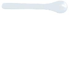 SPATULE CUILLER PVC BLANC 16CMS SPATULE CUILLER PVC BLANC 16CMS
