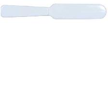 SPATULE PLEXI MANCHE BLANC MM 15.5CM SPATULE PLEXI MANCHE BLANC MM 15.5CM