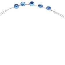 DIAMOND-HAIR BLEU 5X5 PERL.CHEV. DIAMOND-HAIR BLEU 5X5 PERL.CHEV.