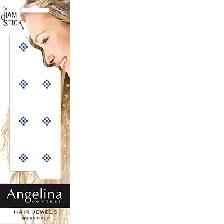 ORNEMENTS DE COIFFURE 10 SQUAR BLEU (2MM) ORNEMENTS DE COIFFURE 10 SQUAR BLEU (2MM)