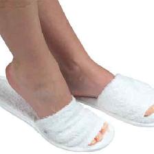 MULE ECO OUVERTE X2 PEDICURE EPONGE BLANC MULE ECO OUVERTE X2 PEDICURE EPONGE BLANC