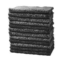 SERVIETTES TECHNIQUE NOIRES X12 30X50 CM SERVIETTES TECHNIQUE NOIRES X12 30X50 CM