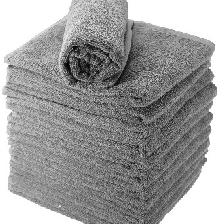 SERVIETTE DALLAS LUXE GRIS X12 SERVIETTE DALLAS LUXE GRIS X12