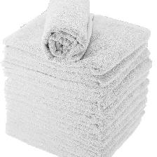 SERVIETTE EPONGE COTON ECO X12 BLANC 50*80 SERVIETTE EPONGE COTON ECO X12 BLANC 50*80
