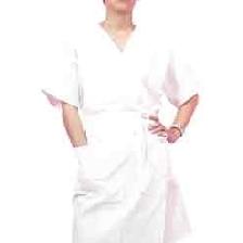 BLOUSE KIMONO UNISEX COTON BLANC BLOUSE KIMONO UNISEX COTON BLANC