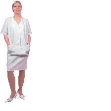 X-VESTE ZOE PIQUE DE COTON T-1= T38 BLANC X-VESTE ZOE PIQUE DE COTON T-1= T38 BLANC