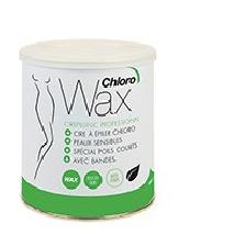 CIRE-EPILATION CHLORO NB AVEC BANDE (800GR) CIRE-EPILATION CHLORO NB AVEC BANDE (800GR)