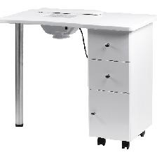 TABLE MANUC-ASPI MADIS-RENO BLANC. 98X48X75 TABLE MANUC-ASPI MADIS-RENO BLANC. 98X48X75