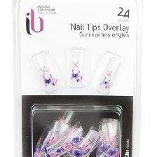 FAUX ONGLES OVERLAY-TIP X20 BLEU ROUGE FLEUR SINA FAUX ONGLES OVERLAY-TIP X20 BLEU ROUGE FLEUR SINA