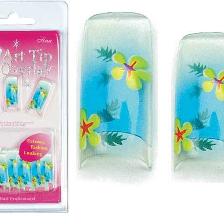 FAUX ONGLES OVERLAY-TIP X20 BLEU FLEUR JAUNE SINA FAUX ONGLES OVERLAY-TIP X20 BLEU FLEUR JAUNE SINA