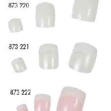 FAUX ONGLES X40 PIED NATUR +COL+BG - SINA 