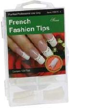 FAUX ONGLES X120 FRENCH-5 BLANC - SINA 